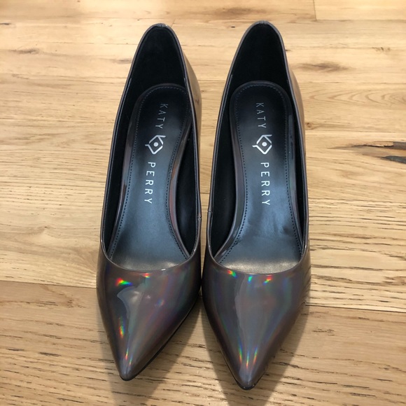 NWOT Katy Perry Iridescent Heels - Picture 3 of 5